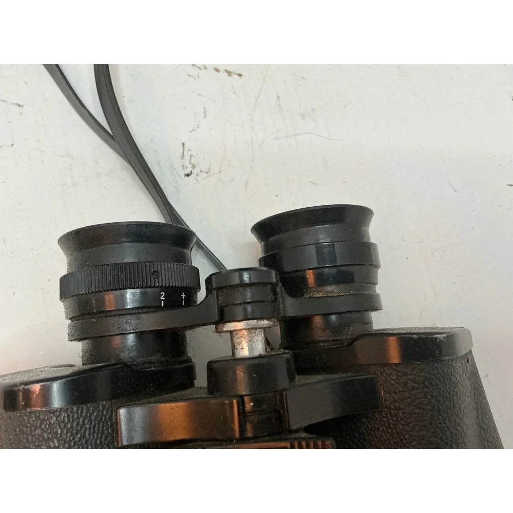 Bushnell Vintage Sportview Binoculars 10x50 Insta-Focus Wide Angle Case Black